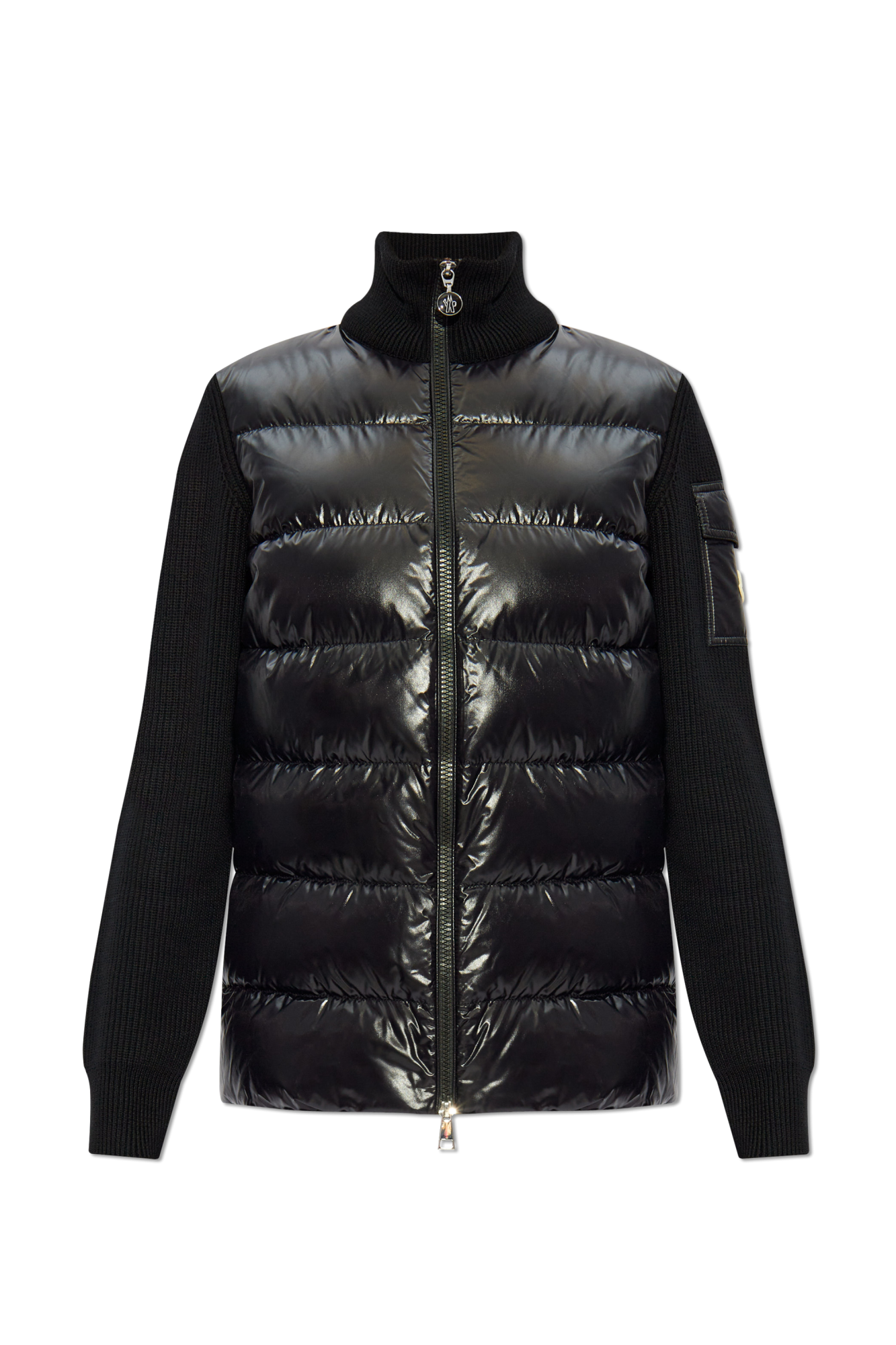 Moncler quilted cardigan best sale